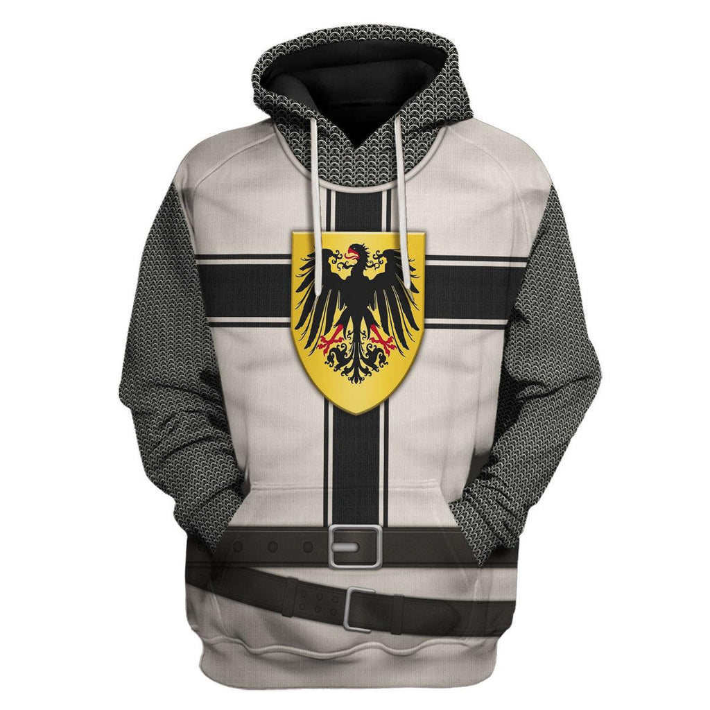 Oodiegang 13th Century Teutonic Knight of Saint Mary Costume Hoodie Sweatshirt T-Shirt Tracksuit - Oodiegang.com