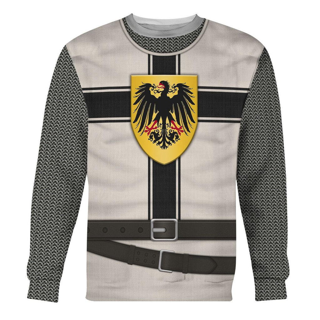 Oodiegang 13th Century Teutonic Knight of Saint Mary Costume Hoodie Sweatshirt T-Shirt Tracksuit - Oodiegang.com