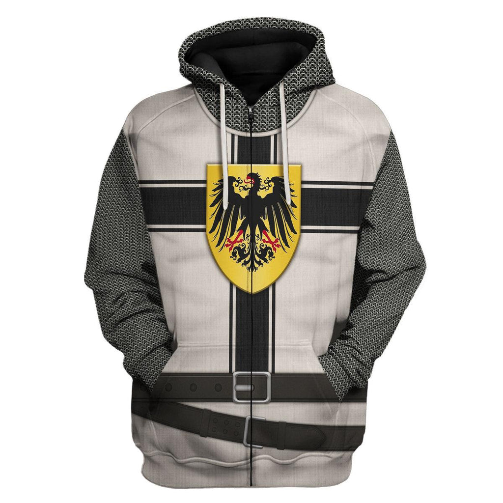 Oodiegang 13th Century Teutonic Knight of Saint Mary Costume Hoodie Sweatshirt T-Shirt Tracksuit - Oodiegang.com