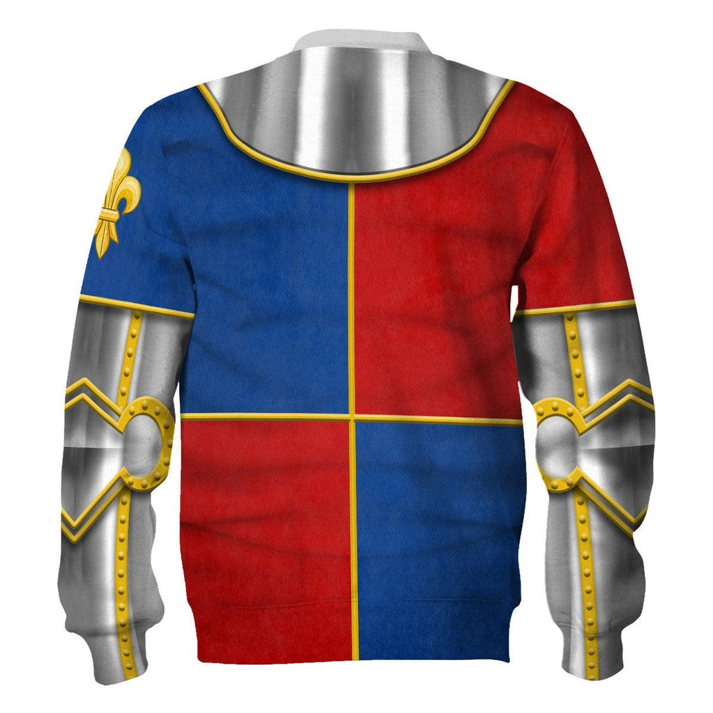 Oodiegang 1415 Agincourt Charles I d'Albret Knight Costume Hoodie Sweatshirt T-Shirt Tracksuit - Oodiegang.com