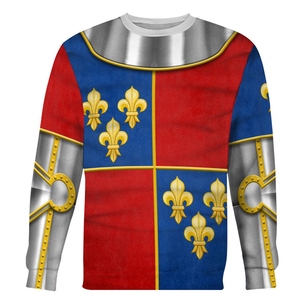 Oodiegang 1415 Agincourt Charles I d'Albret Knight Costume Hoodie Sweatshirt T-Shirt Tracksuit - Oodiegang.com