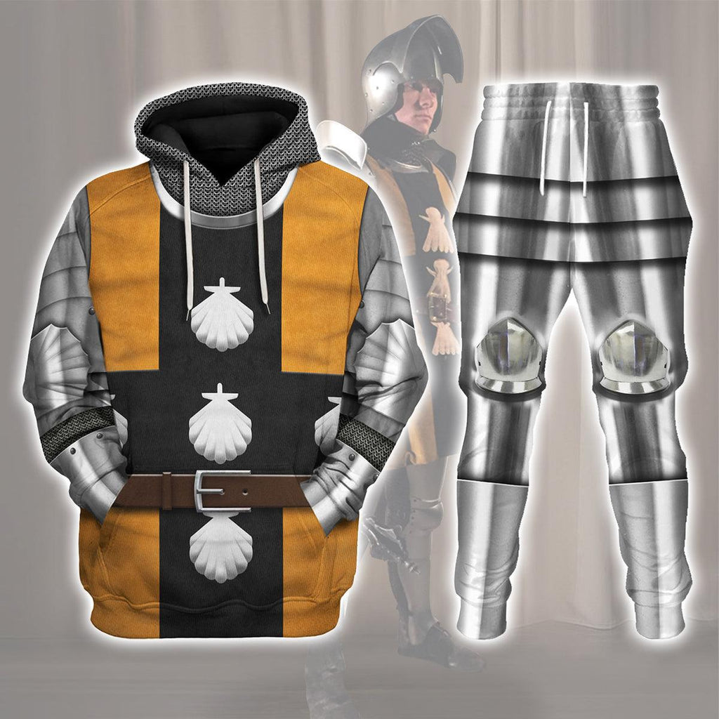 Oodiegang 1415 Agincourt Knight Waleran de Raineval Knight Costume Hoodie Sweatshirt T-Shirt Tracksuit - Oodiegang.com