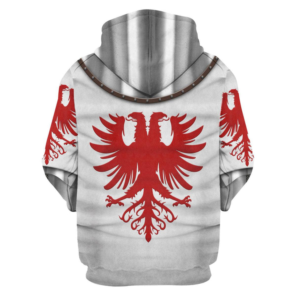 Oodiegang 14th Century Articulated Armour- Boucicaut -1415 Costume Hoodie Sweatshirt T-Shirt Tracksuit - Oodiegang.com