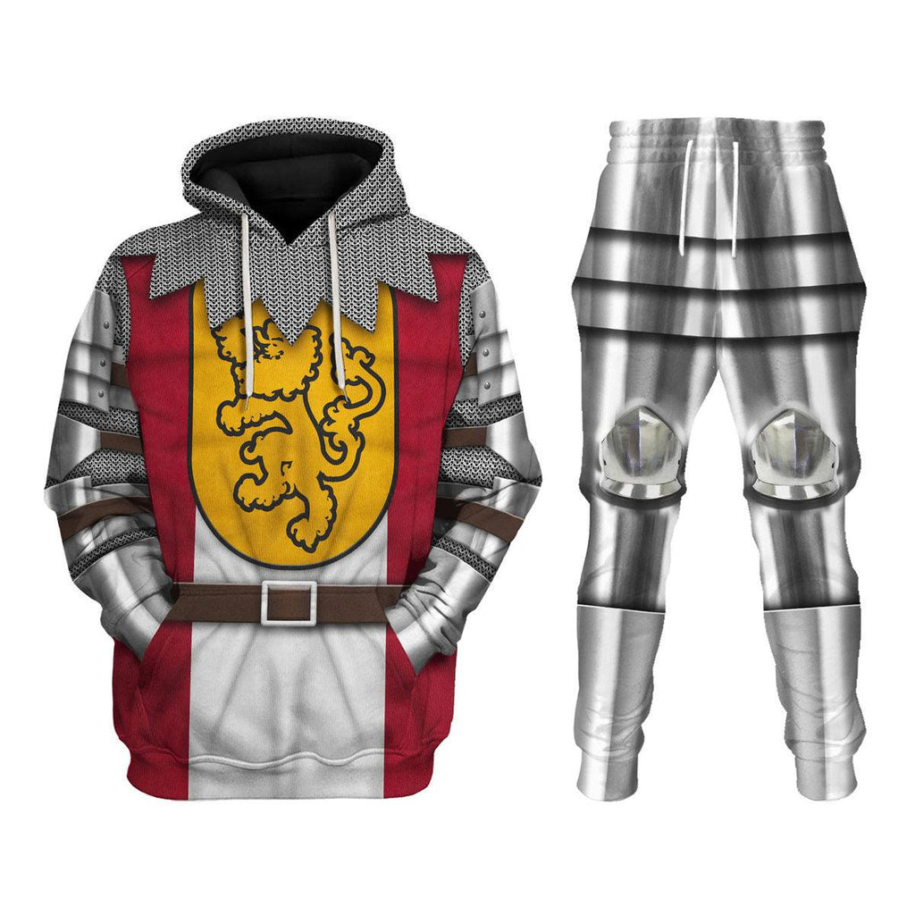 Oodiegang 14th Century English Knights Costume Hoodie Sweatshirt T-Shirt Tracksuit - Oodiegang.com