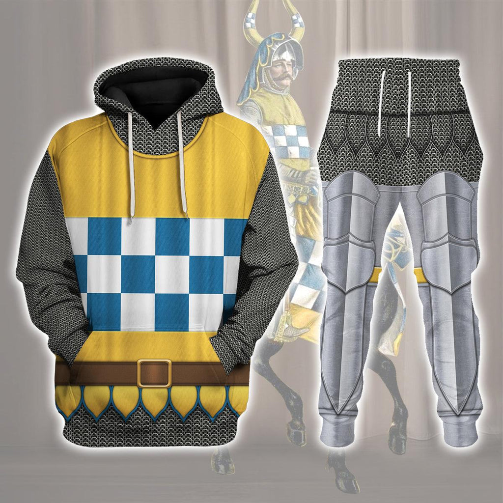 Oodiegang 14th Century German Knight Costume Hoodie Sweatshirt T-Shirt Tracksuit - Oodiegang.com