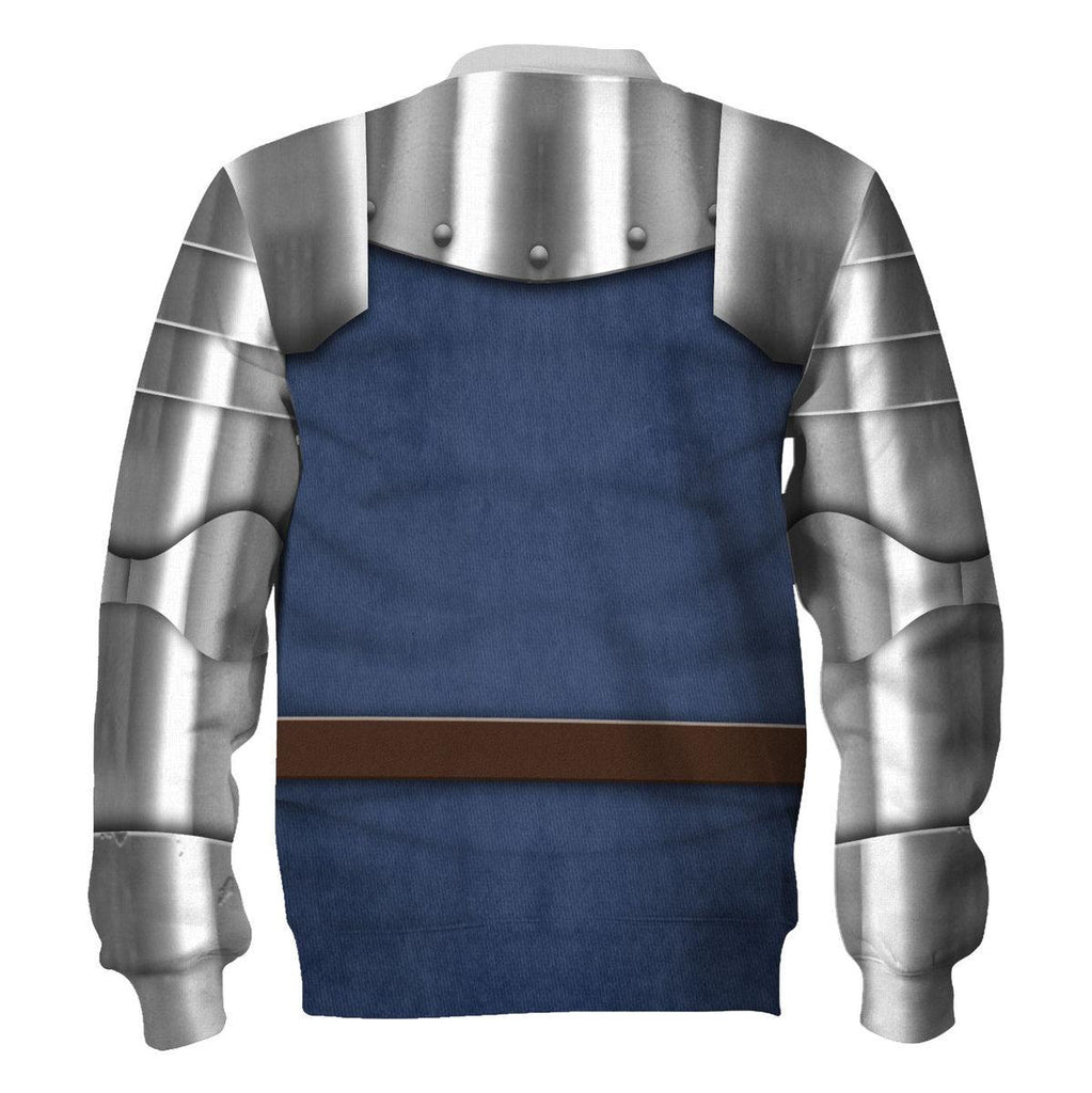 Oodiegang 15th Century French Knight Costume Hoodie Sweatshirt T-Shirt Tracksuit - Oodiegang.com