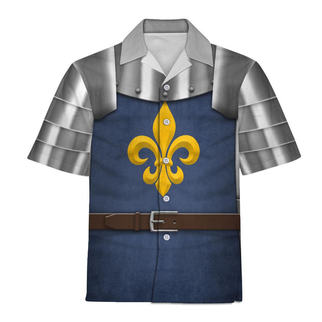 Oodiegang 15th Century French Knight Costume Hoodie Sweatshirt T-Shirt Tracksuit - Oodiegang.com