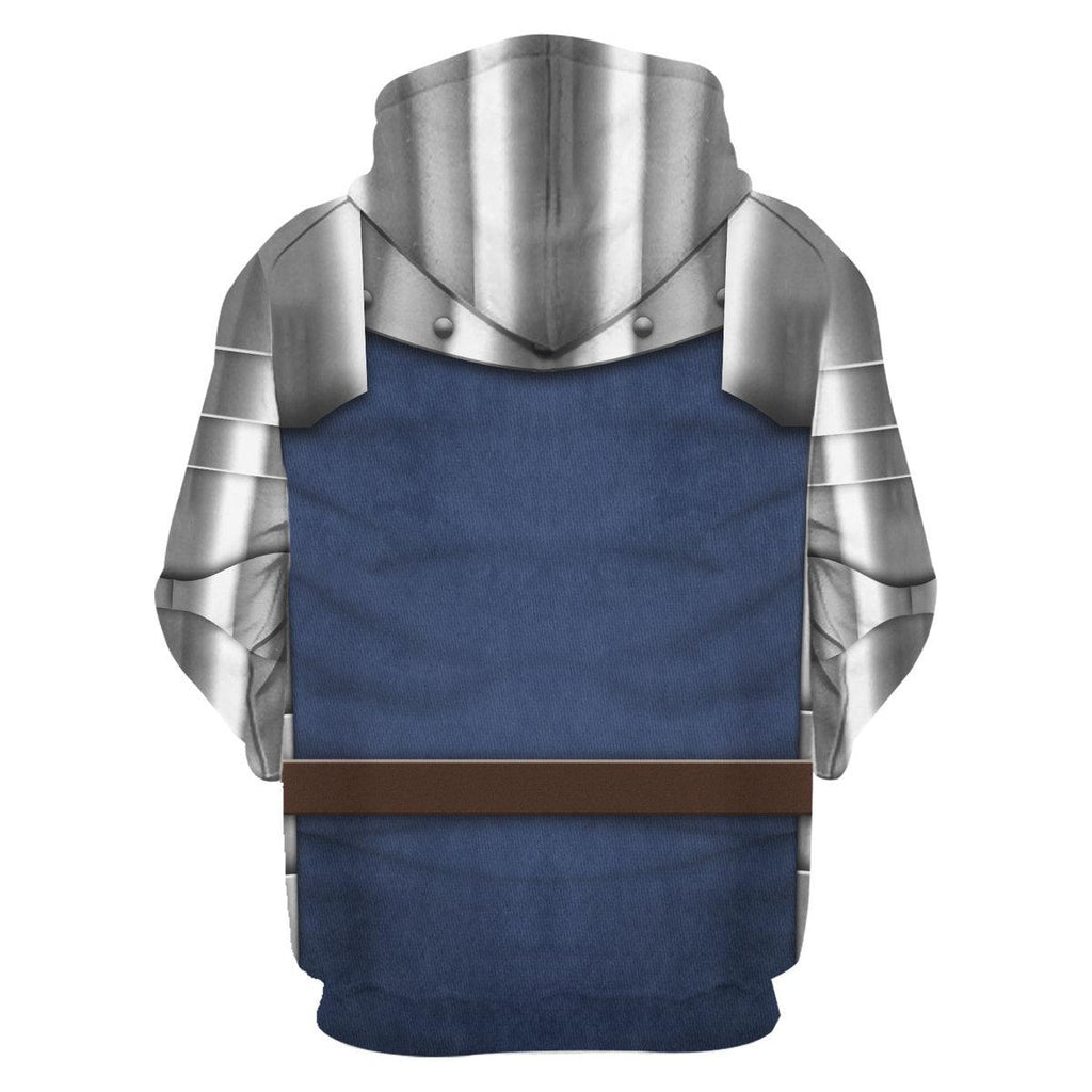 Oodiegang 15th Century French Knight Costume Hoodie Sweatshirt T-Shirt Tracksuit - Oodiegang.com