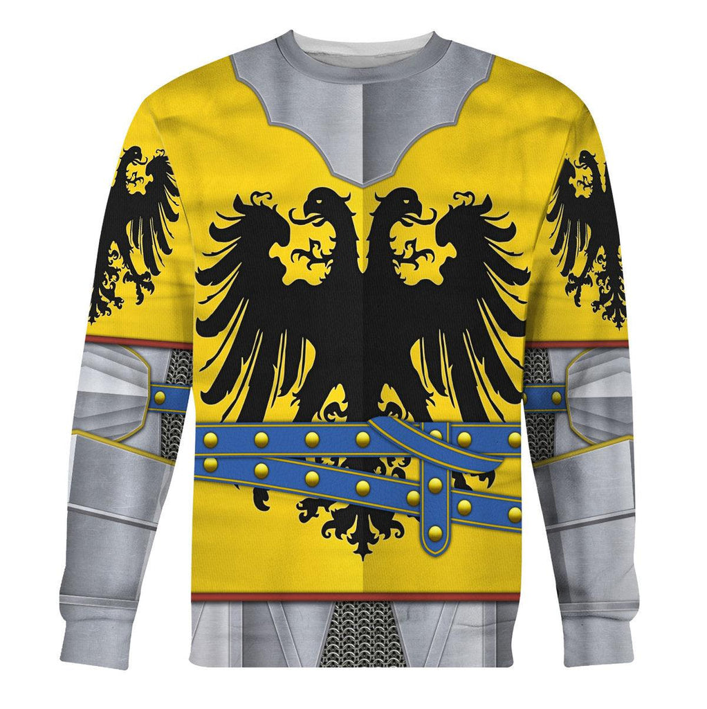 Oodiegang 15th Century Holy Roman Empire Knight Costume Hoodie Sweatshirt T-Shirt Tracksuit - Oodiegang.com