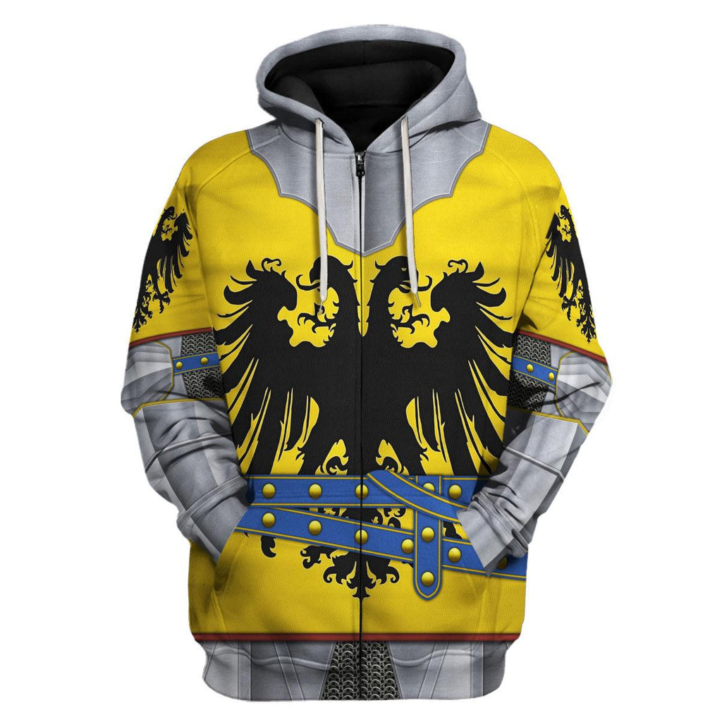 Oodiegang 15th Century Holy Roman Empire Knight Costume Hoodie Sweatshirt T-Shirt Tracksuit - Oodiegang.com