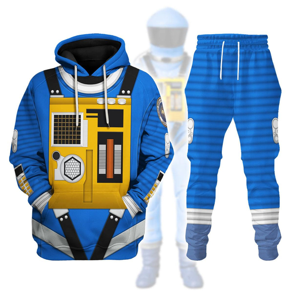 CustomsPig 2001: Space Odyssey Iconic Costume Blue Hoodie Sweatshirt T-Shirt Sweatpants - CustomsPig.com