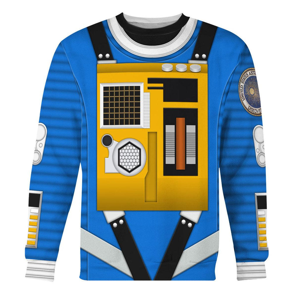 OodieGang 2001: Space Odyssey Iconic Costume Blue Hoodie Sweatshirt T-Shirt Sweatpants - OodieGang.com