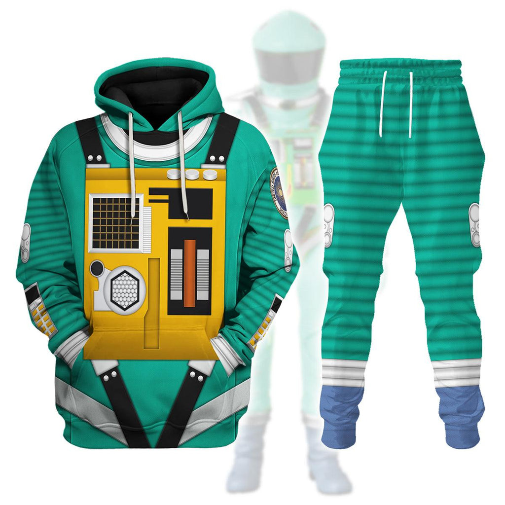 CustomsPig 2001: Space Odyssey Iconic Costume Green Hoodie Sweatshirt T-Shirt Sweatpants - CustomsPig.com