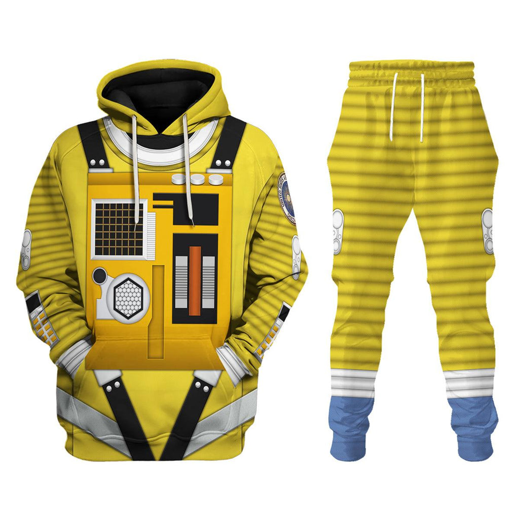 OodieGang 2001: Space Odyssey Iconic Costume Yellow Hoodie Sweatshirt T-Shirt Sweatpants - OodieGang.com