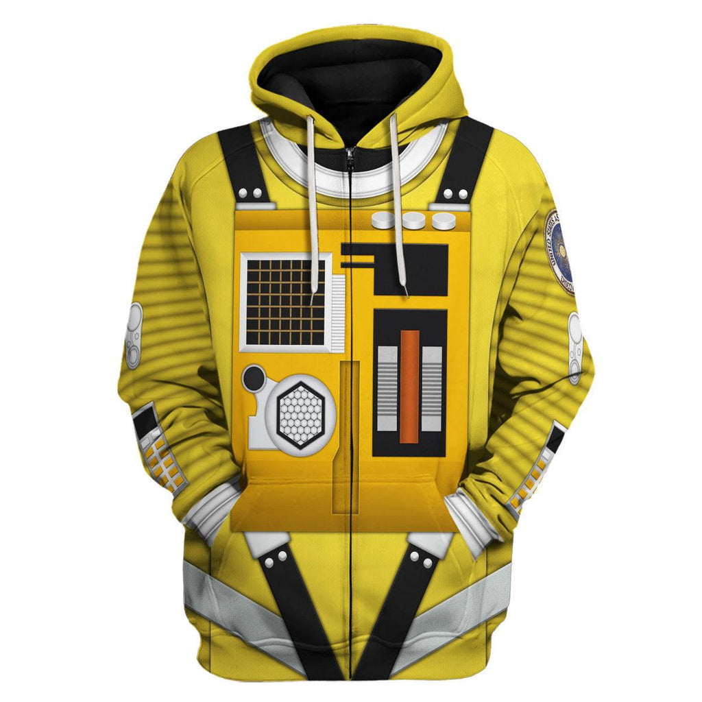 OodieGang 2001: Space Odyssey Iconic Costume Yellow Hoodie Sweatshirt T-Shirt Sweatpants - OodieGang.com