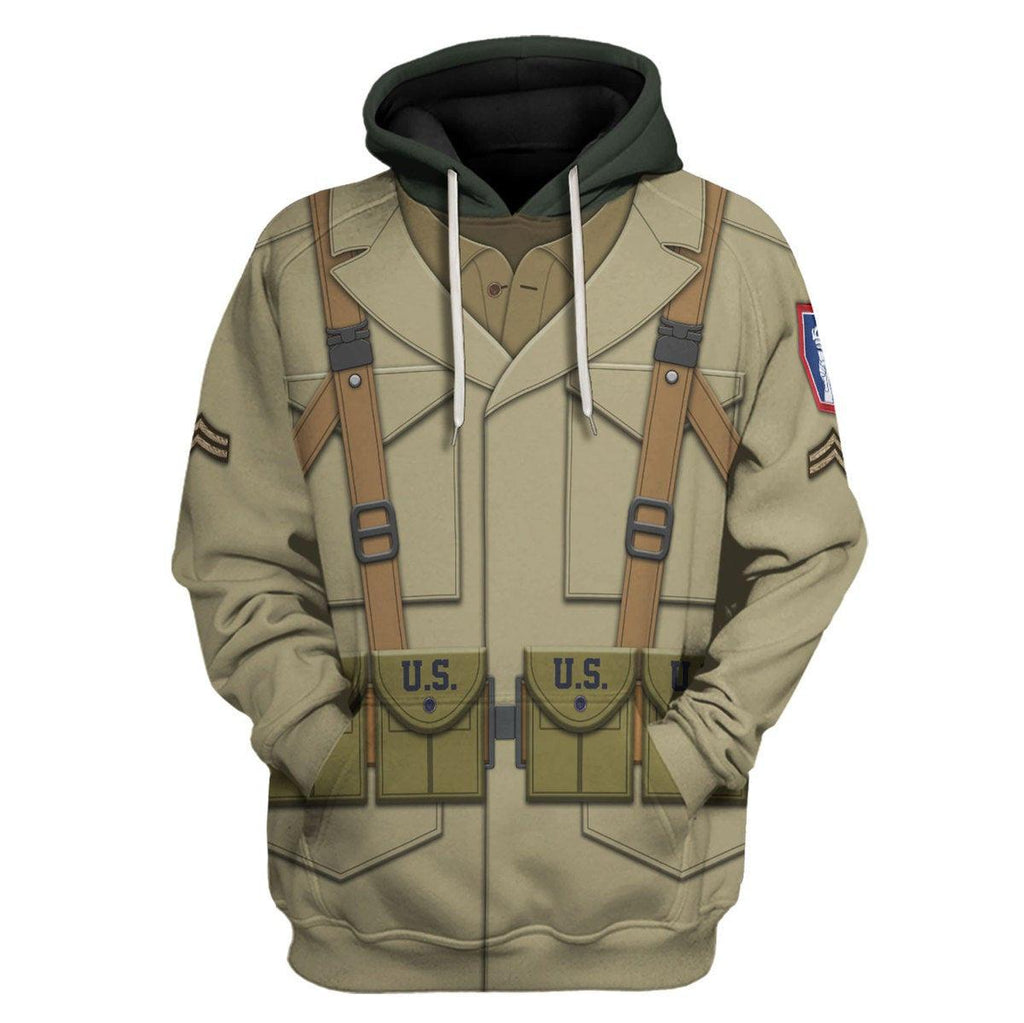 OodieGang 442nd Infantry Regiment Corporal Costume Hoodie Sweatshirt T-Shirt Tracksuit - OodieGang.com