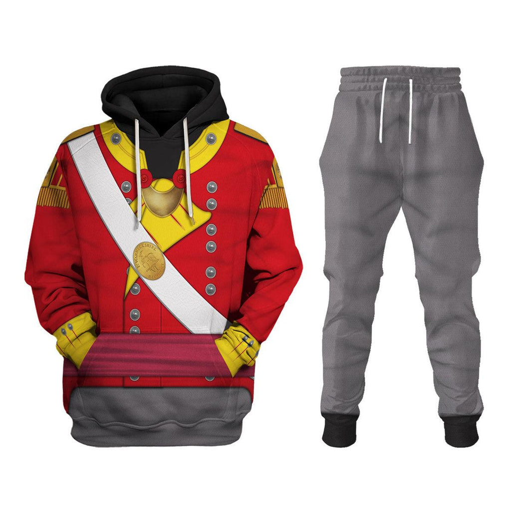 Oodiegang 6th Foot (Warwickshire) Officer-Grenadier Company (1812-1815) Uniform All Over Print Hoodie Sweatshirt T-Shirt Tracksuit - Oodiegang.com