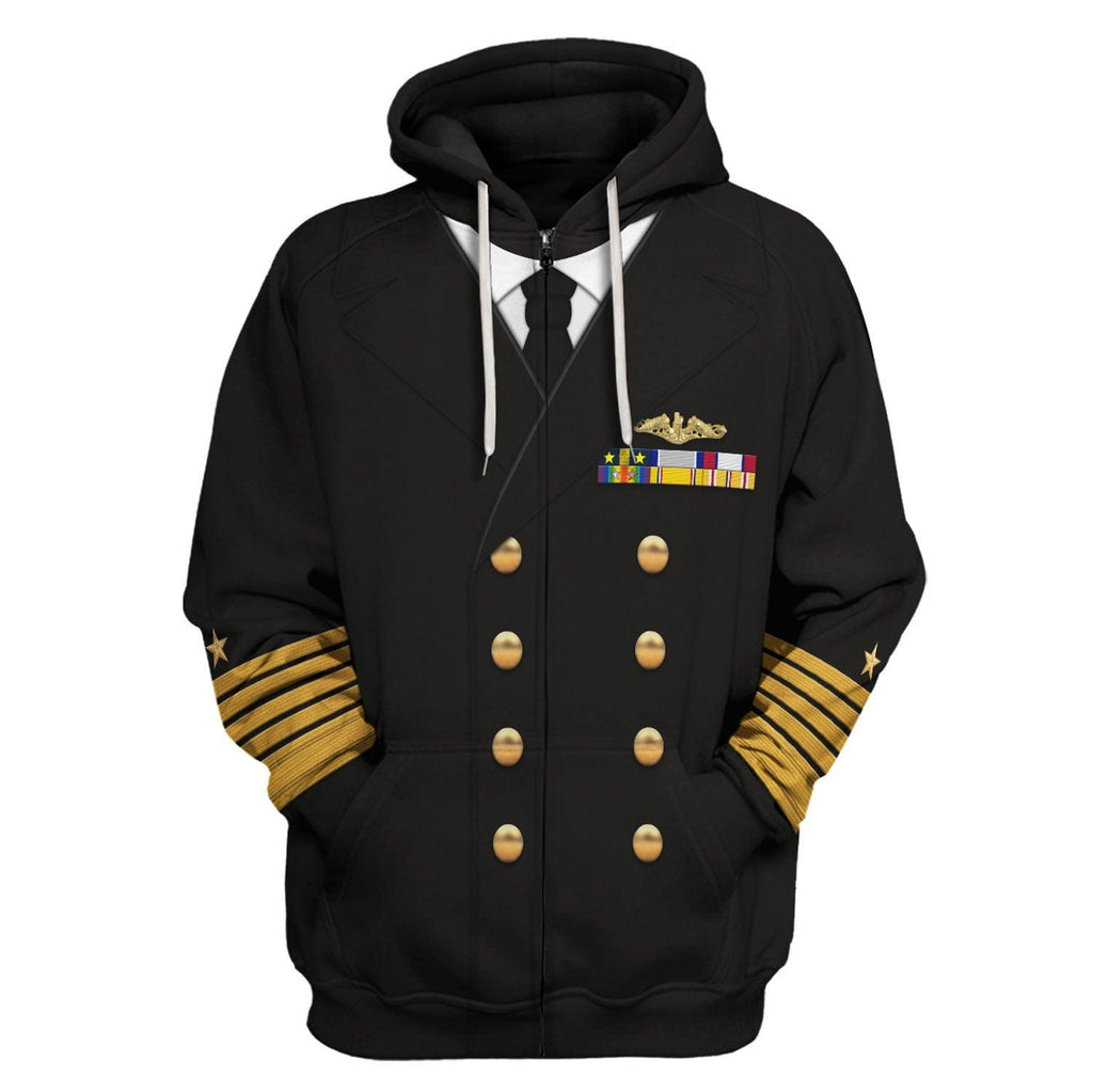 OodieGang Admiral Chester W. Nimitz Uniform Hoodie Sweatshirt T-Shirt Tracksuit - OodieGang.com