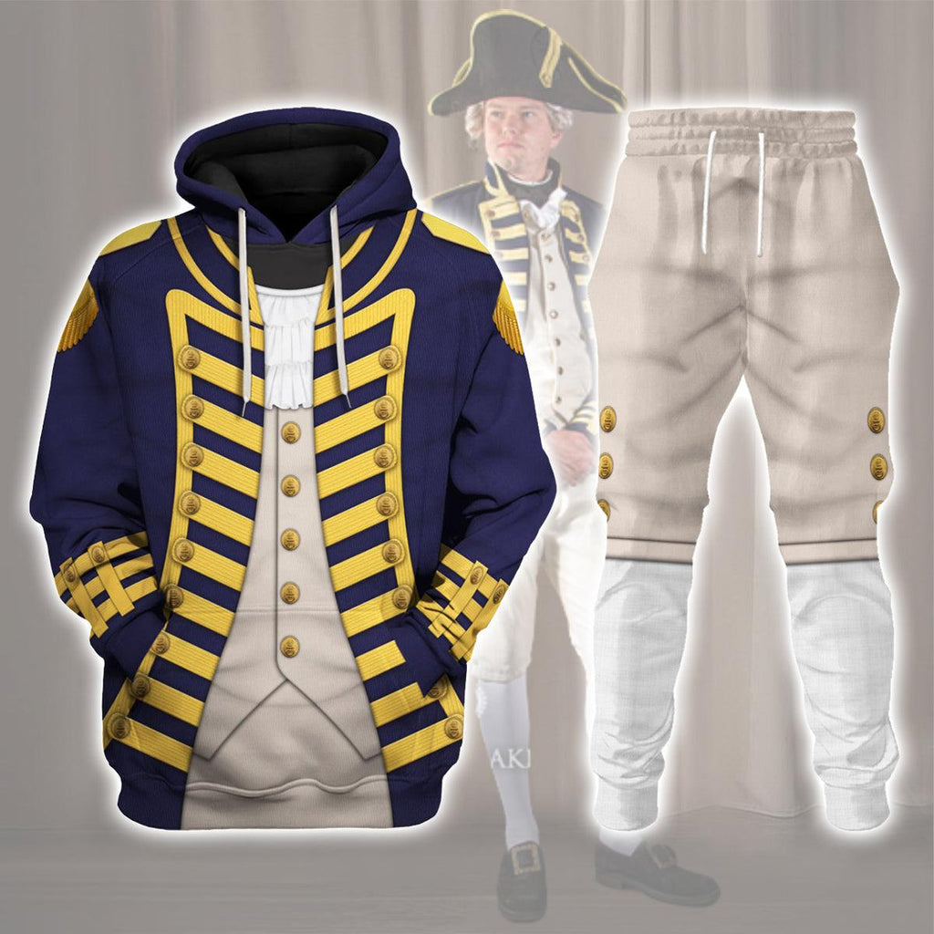 Oodiegang Admiral Collingwood Uniform All Over Print Hoodie Sweatshirt T-Shirt Tracksuit - DucG