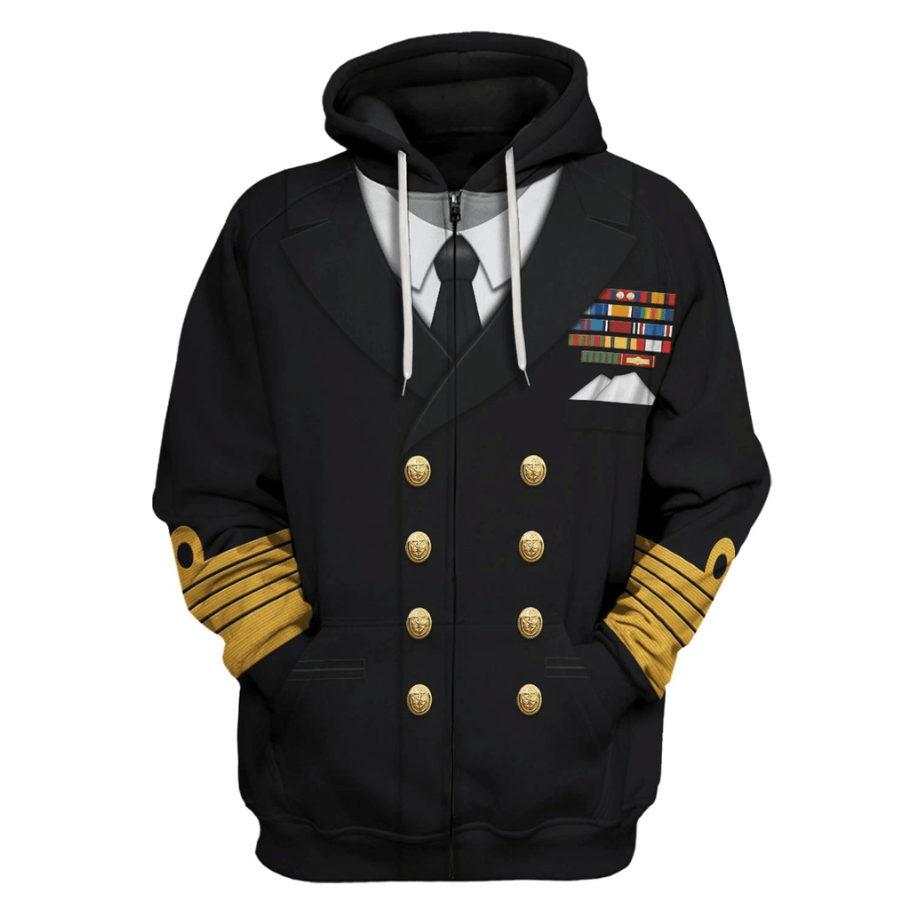 OodieGang Admiral Of The Fleet Andrew Browne Cunningham "ABC" Costume Hoodie Sweatshirt T-Shirt Tracksuit - OodieGang.com