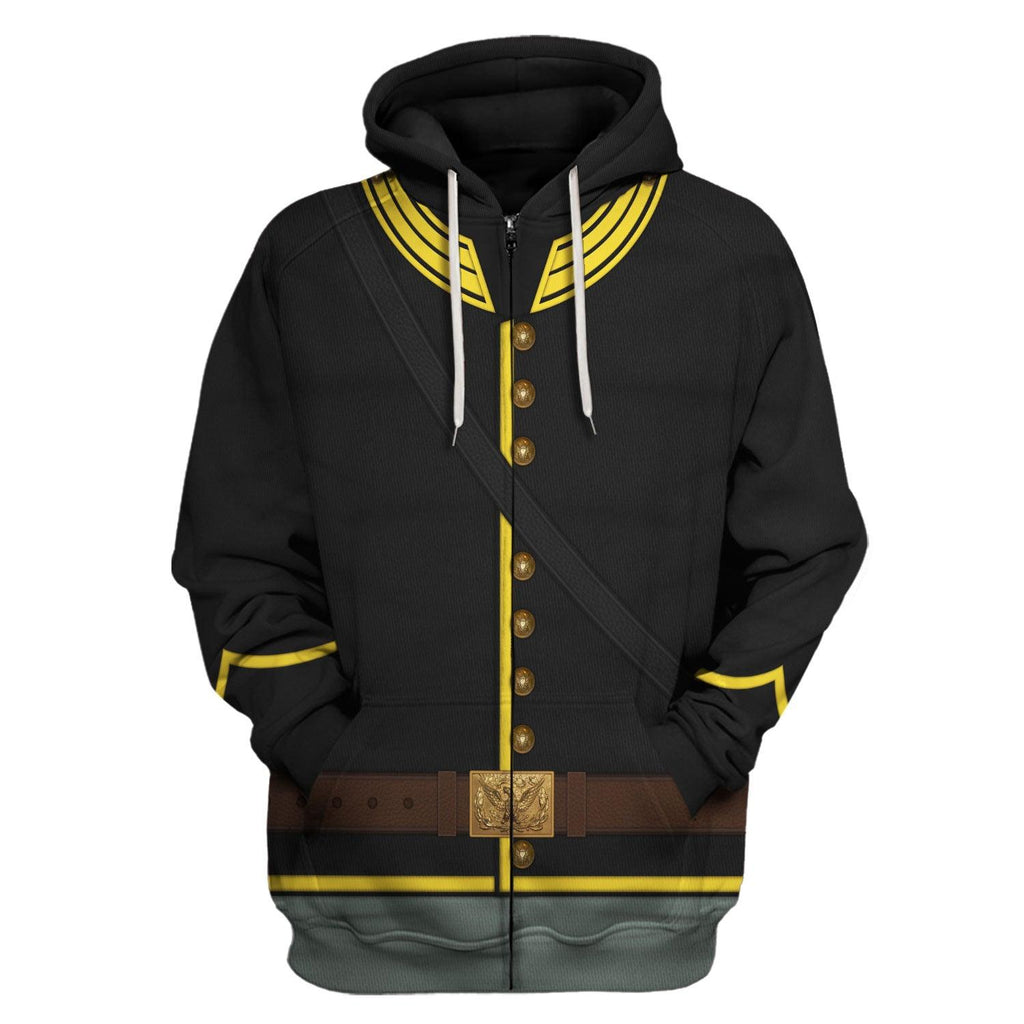 Oodiegang American Civil War Union Army Cavalry Trooper Costume Hoodie Sweatshirt T-Shirt Tracksuit - DucG