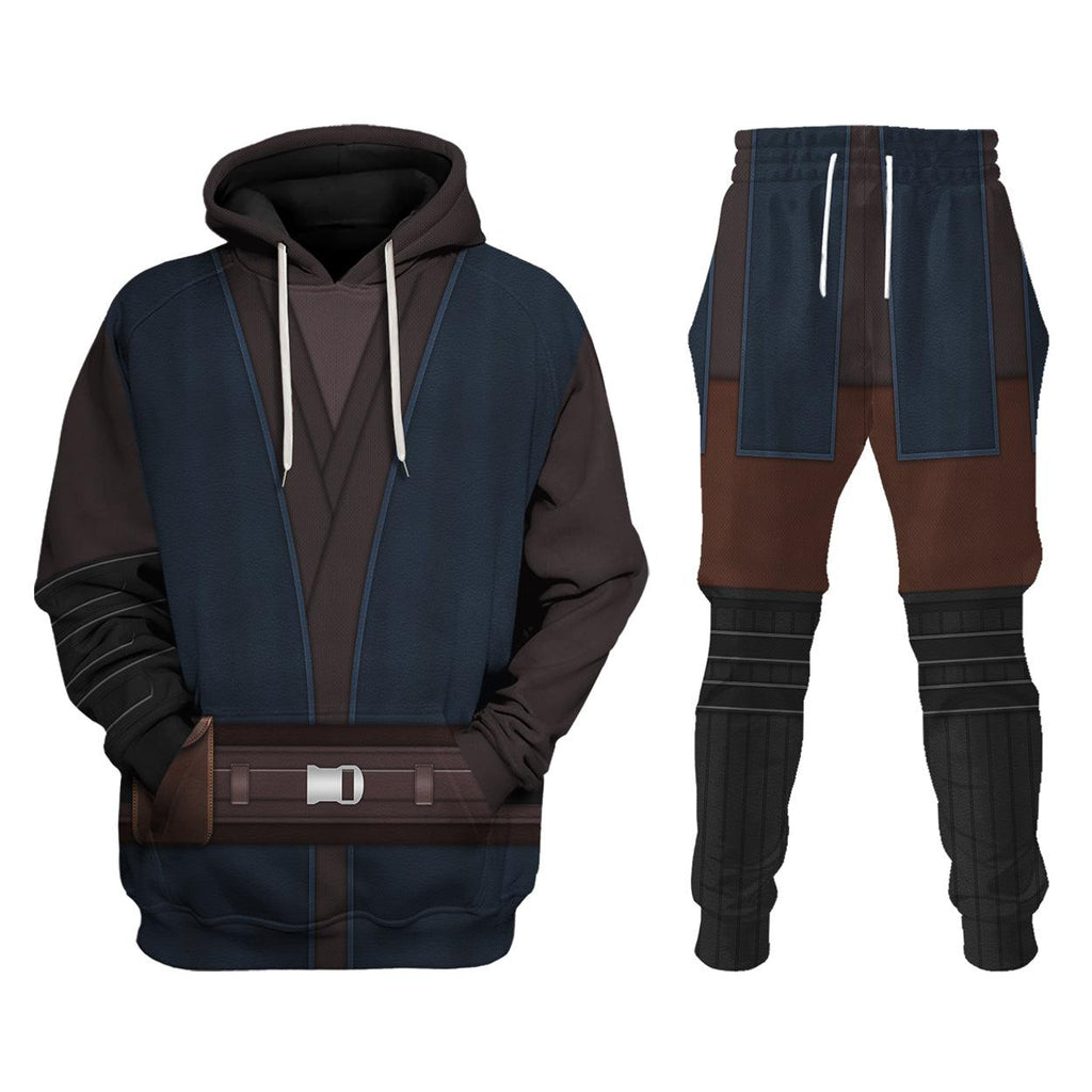 OodieGang Anakin Skywalker's Jedi Robes Costume Hoodie Sweatshirt T-Shirt Sweatpants - OodieGang.com