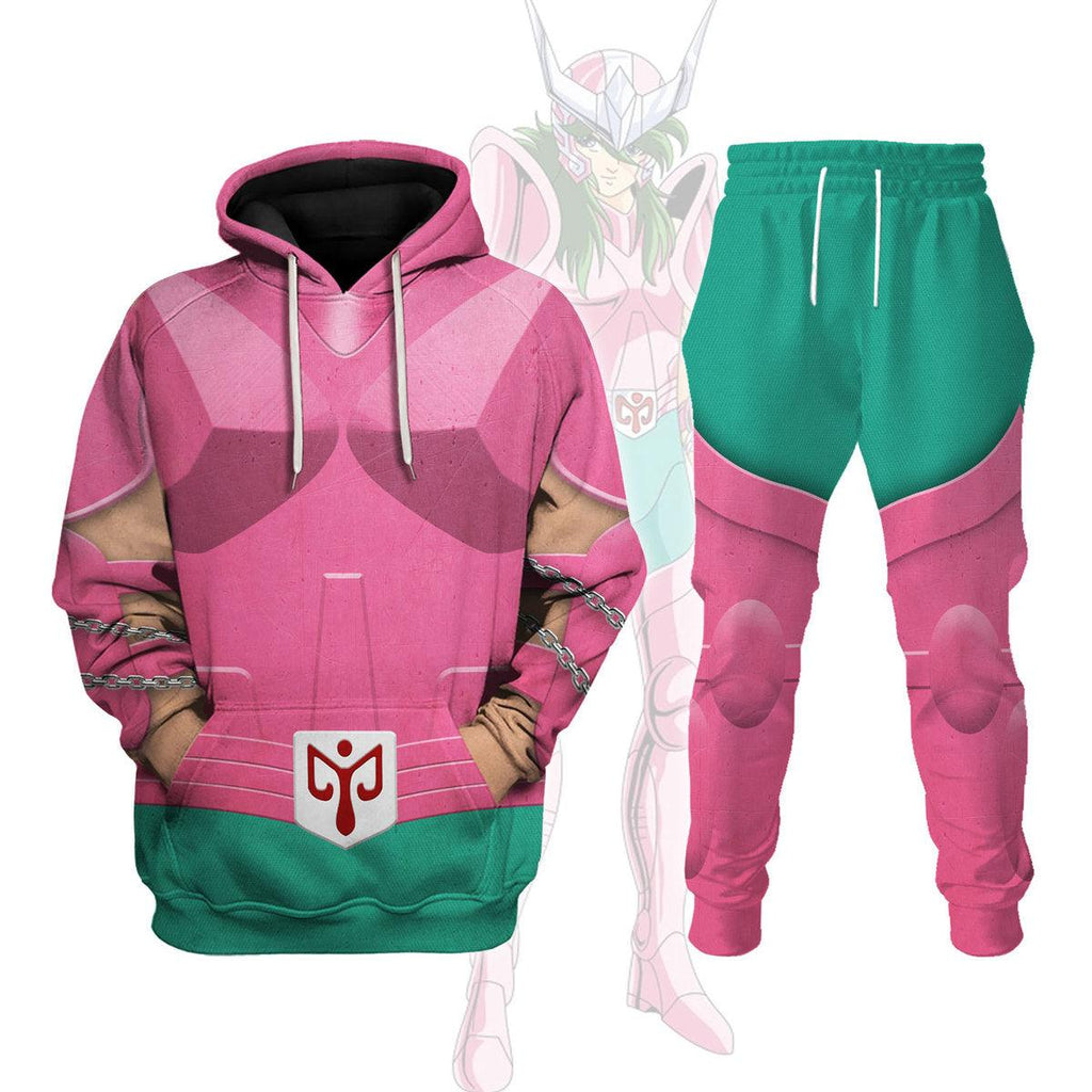 Oodiegang Andromeda Shun Bronze Saints Saint Seiya Costume Hoodie Sweatshirt T-Shirt Tracksuit - DucG