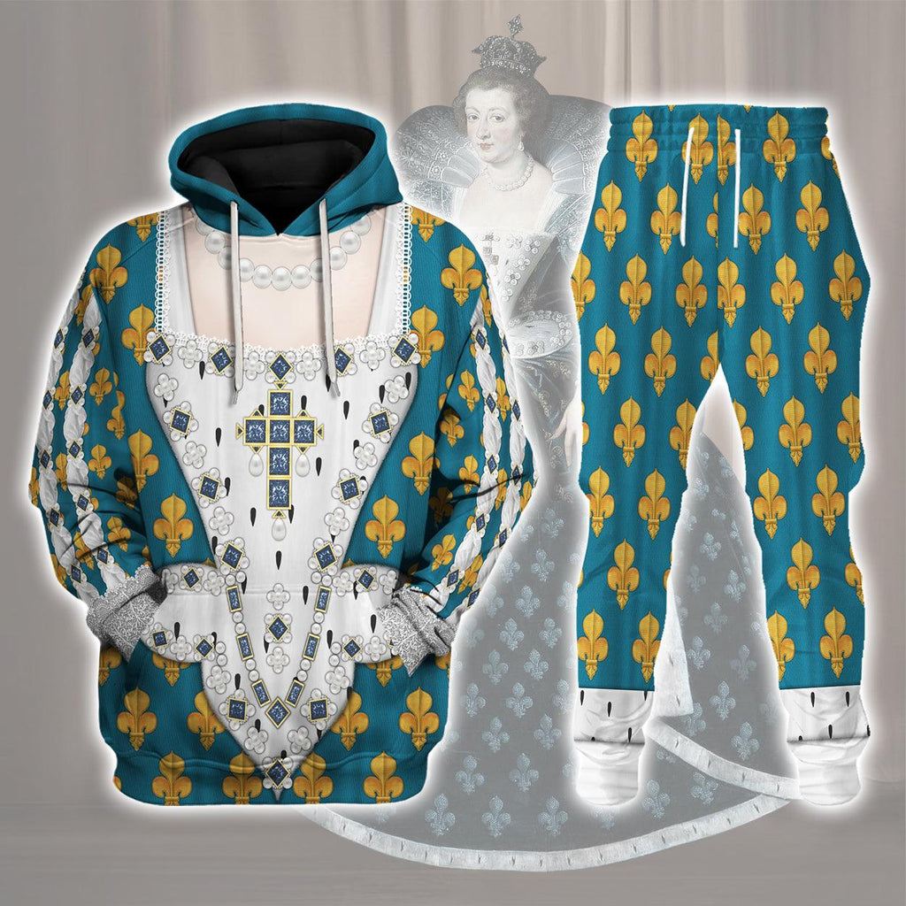 Oodiegang Anne of Austria Costume All Over Print Hoodie Sweatshirt T-Shirt Tracksuit - Oodiegang.com