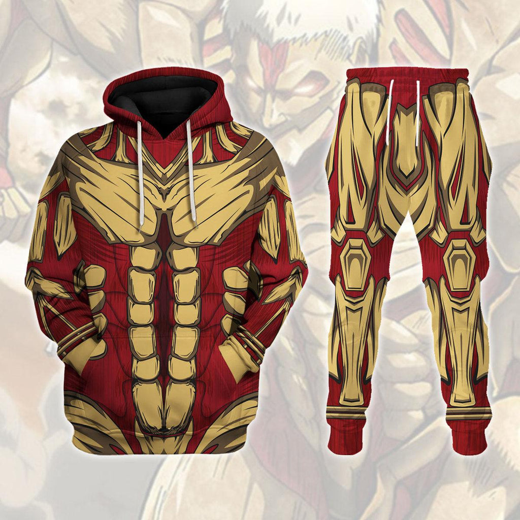 CustomsPig Armored Titan Costume Hoodie Sweatshirt T-Shirt Sweatpants - CustomsPig.com