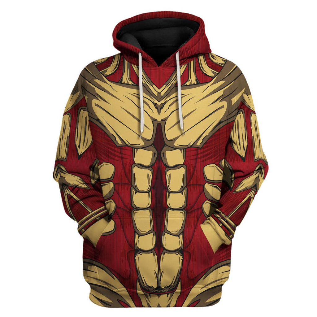 OodieGang Armored Titan Costume Hoodie Sweatshirt T-Shirt Sweatpants - OodieGang.com