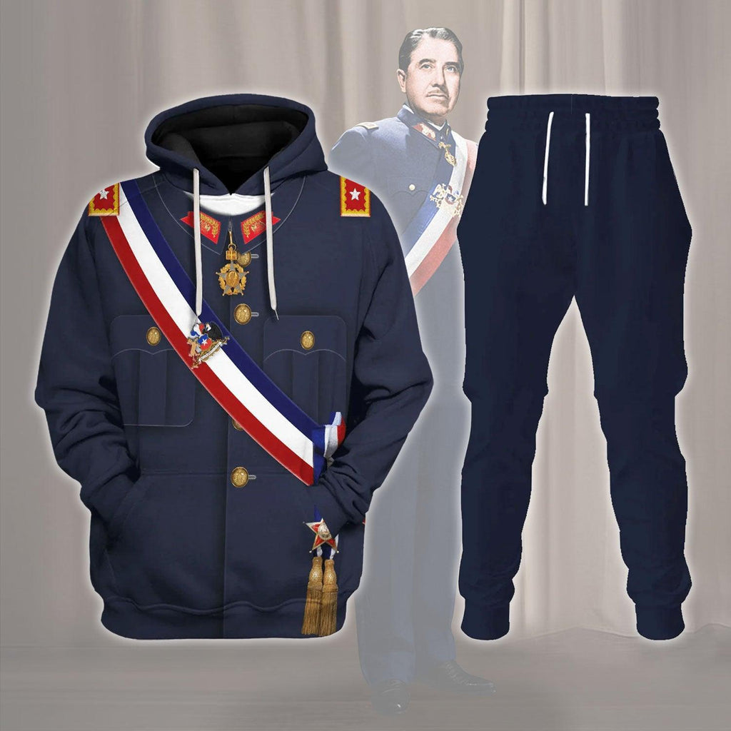 OodieGang Augusto Pinochet 29th President Of Chile Costume Hoodie Sweatshirt T-Shirt Tracksuit - OodieGang.com