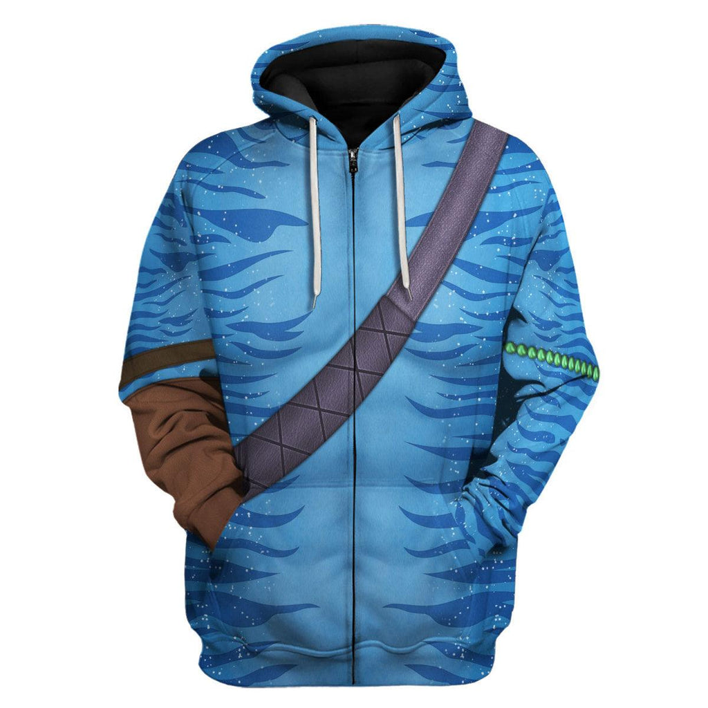 OodieGang Avatar Jake Cosplay Costume Hoodie Sweatshirt T-Shirt Tracksuit - OodieGang.com