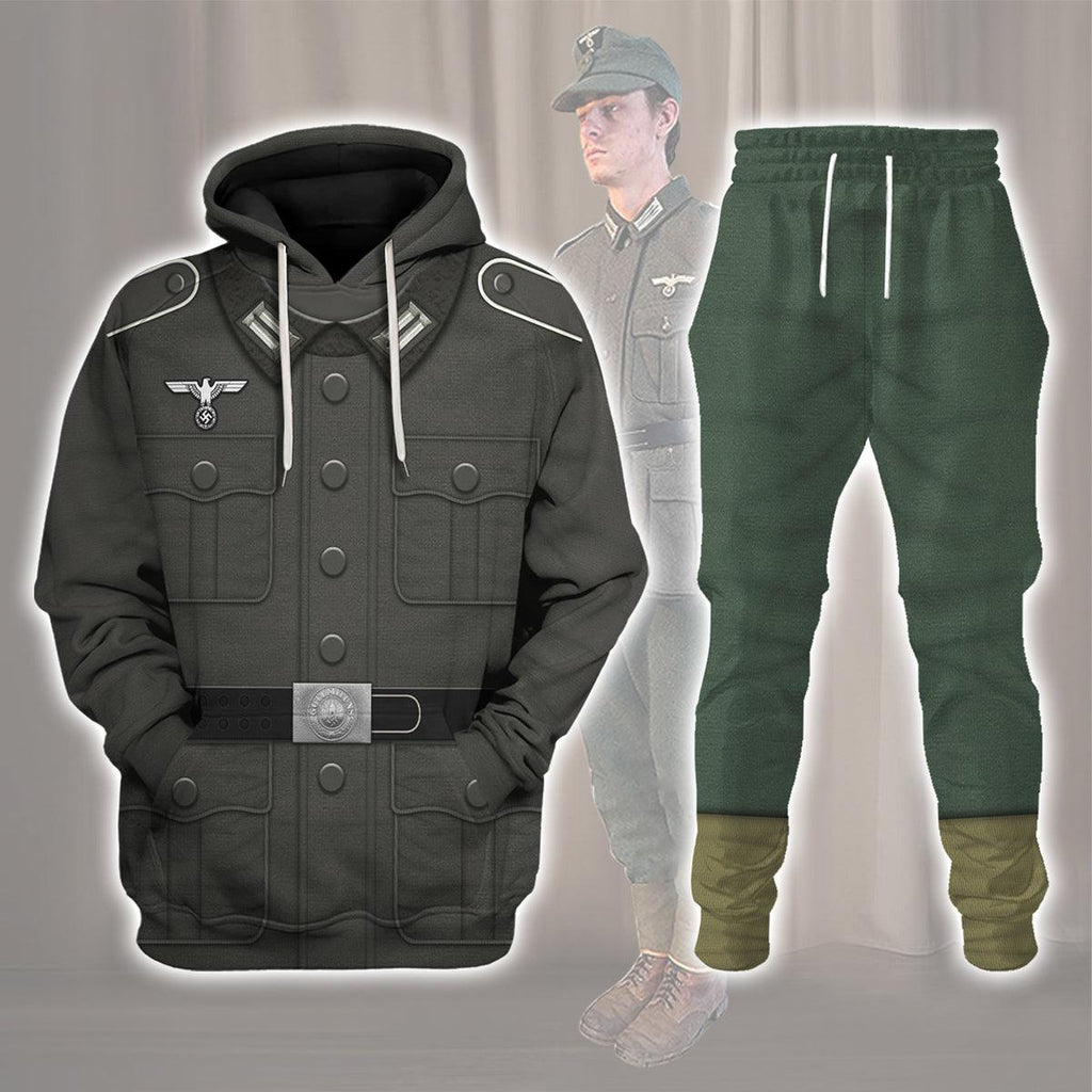 Oodiegang Basic German Army Uniform- Private Soldier Costume Hoodie Sweatshirt T-Shirt Tracksuit - Oodiegang.com