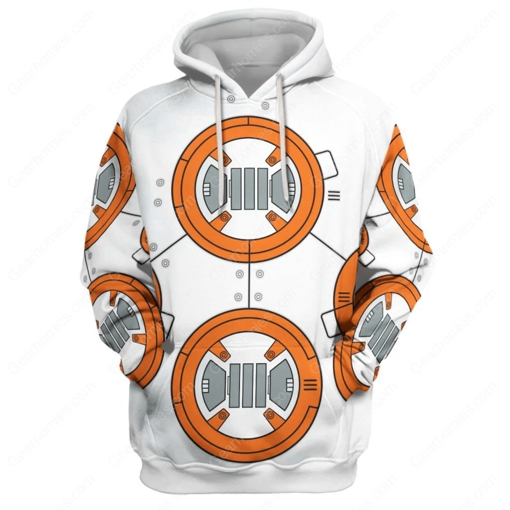 OodieGang BB 8 Robot Costume Hoodie Sweatshirt T-Shirt Sweatpants - OodieGang.com