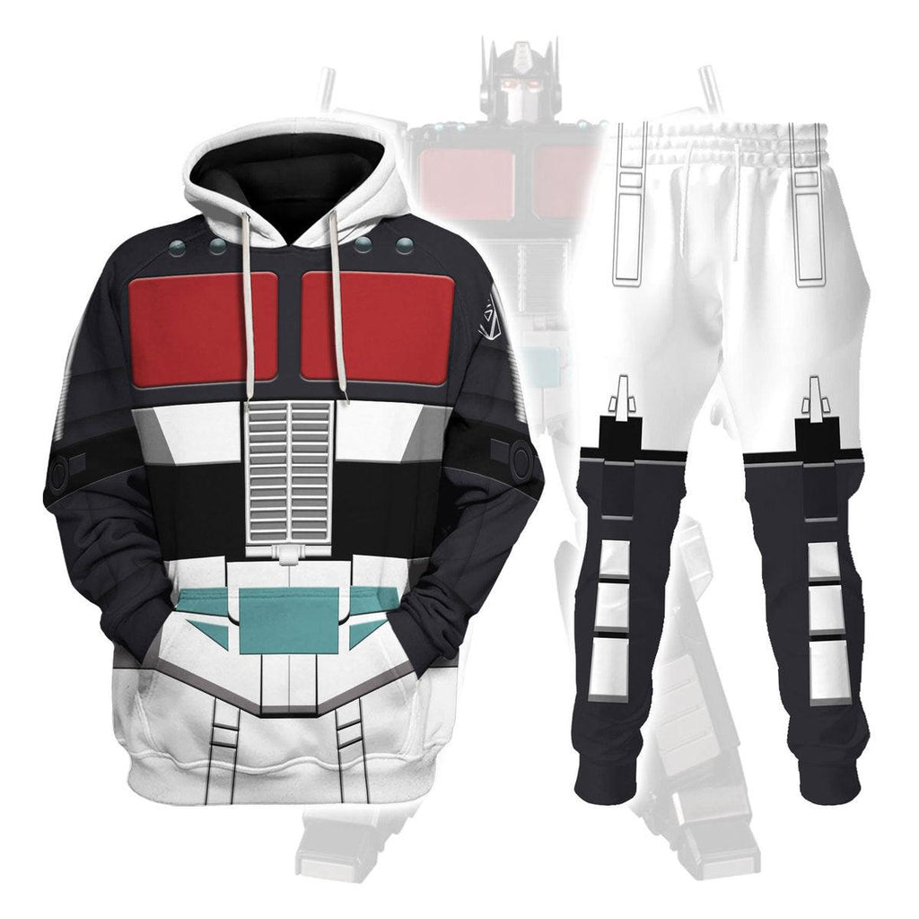 OodieGang Black Convoy Costume Cosplay Hoodie Tracksuit - OodieGang.com