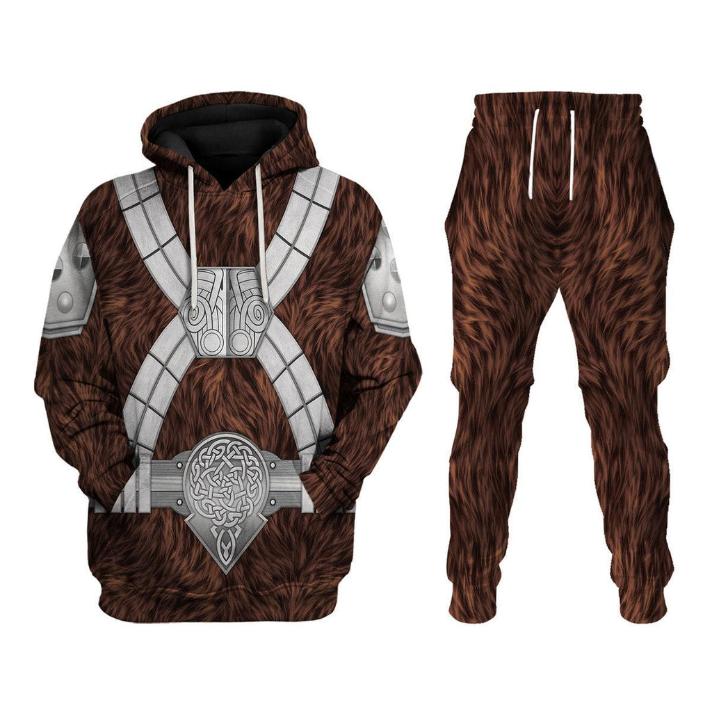 OodieGang Black Krrsantan, Brown Costume Hoodie Sweatshirt T-Shirt Sweatpants - OodieGang.com