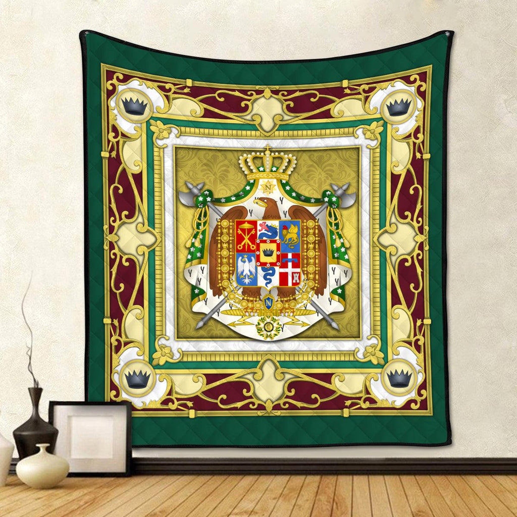 Oodiegang Blanket Kingdom of Italy (Napoleonic) Coat of Arms Quilt - Oodiegang.com