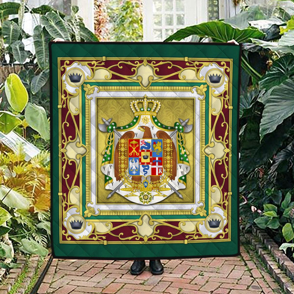 Oodiegang Blanket Kingdom of Italy (Napoleonic) Coat of Arms Quilt - Oodiegang.com