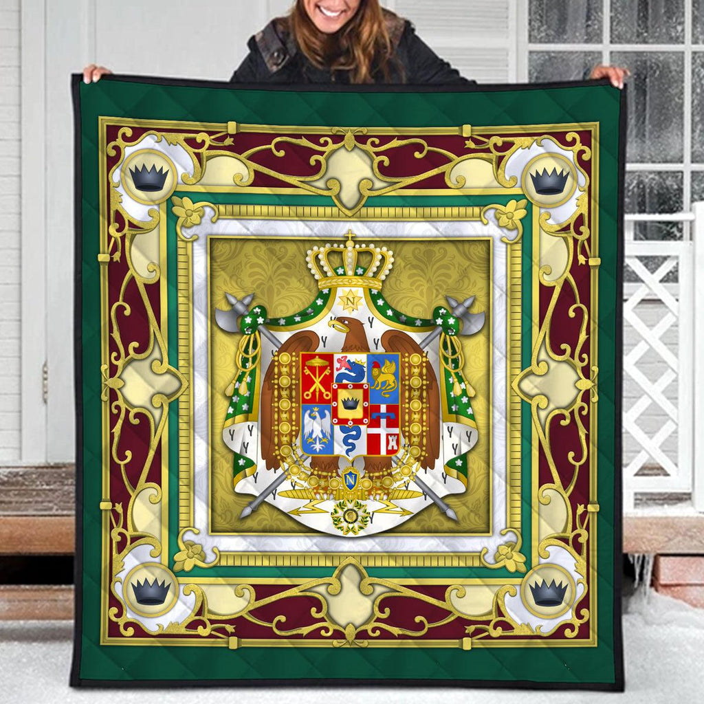 Oodiegang Blanket Kingdom of Italy (Napoleonic) Coat of Arms Quilt - Oodiegang.com