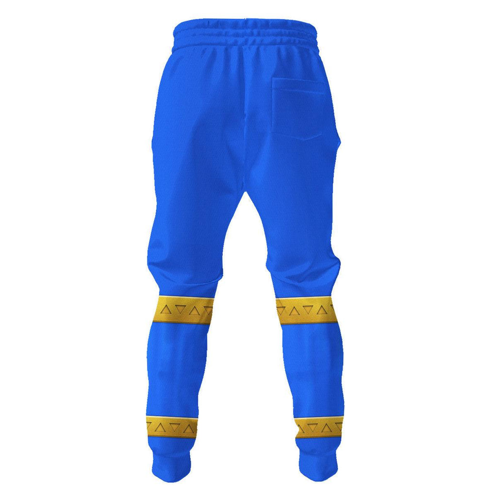 OodieGang Blue Ollie Ranger Dino Fury Hoodies Sweatshirt T-Shirt Zip Hoodies Sweatpants - OodieGang.com