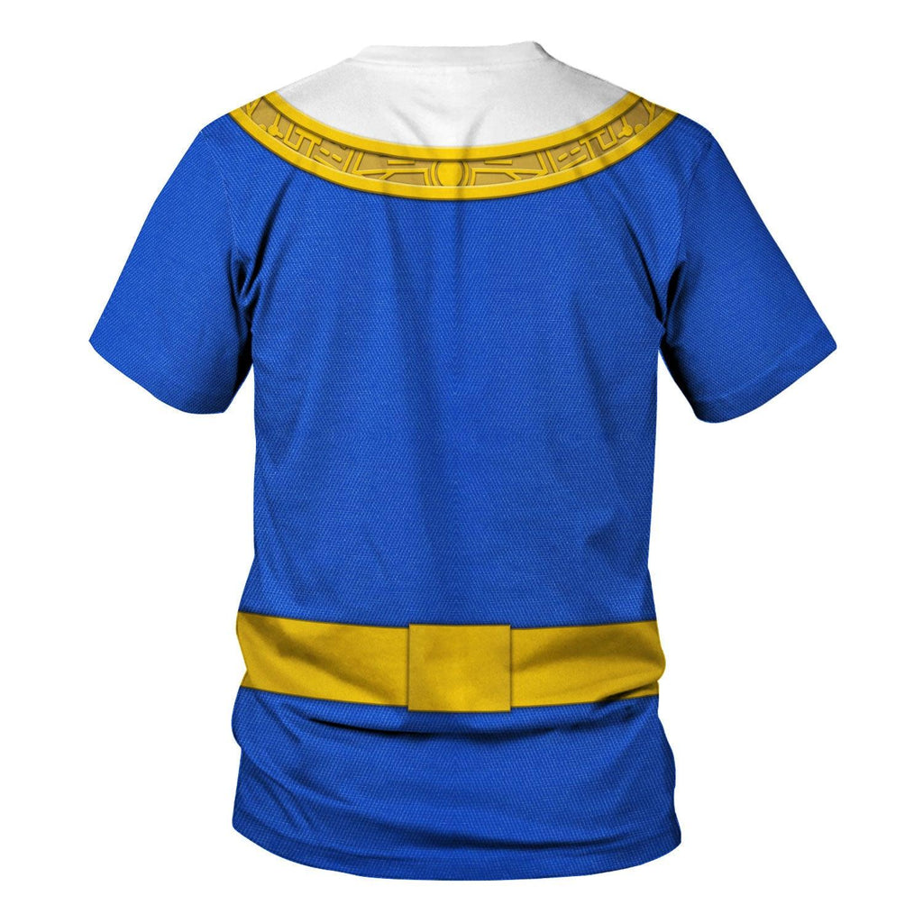 OodieGang Blue Power Rangers Zeo Hoodies Sweatshirt T-shirt Hawaiian Tracksuit - OodieGang.com