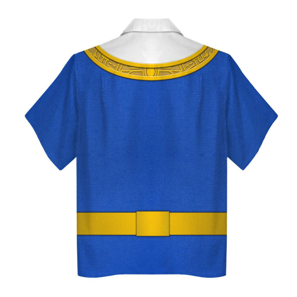 OodieGang Blue Power Rangers Zeo Hoodies Sweatshirt T-shirt Hawaiian Tracksuit - OodieGang.com