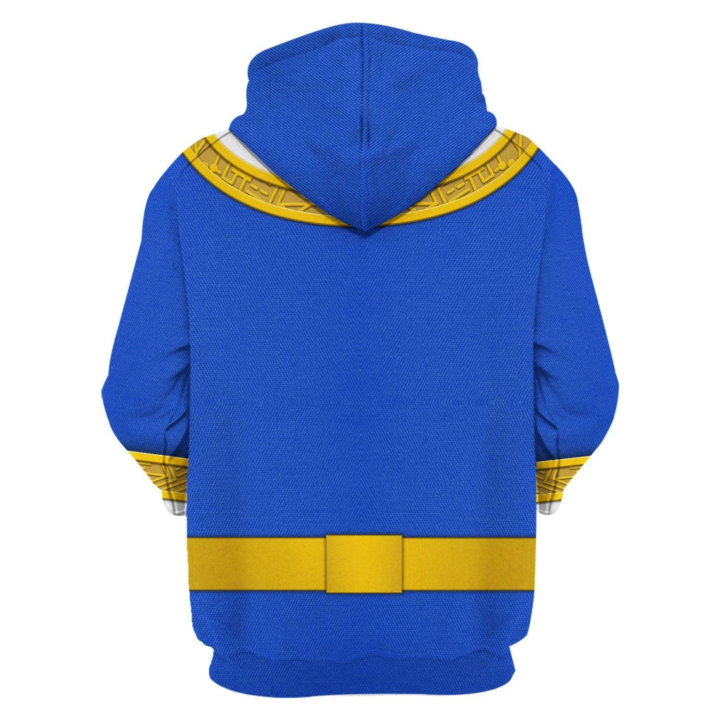 OodieGang Blue Power Rangers Zeo Hoodies Sweatshirt T-shirt Hawaiian Tracksuit - OodieGang.com