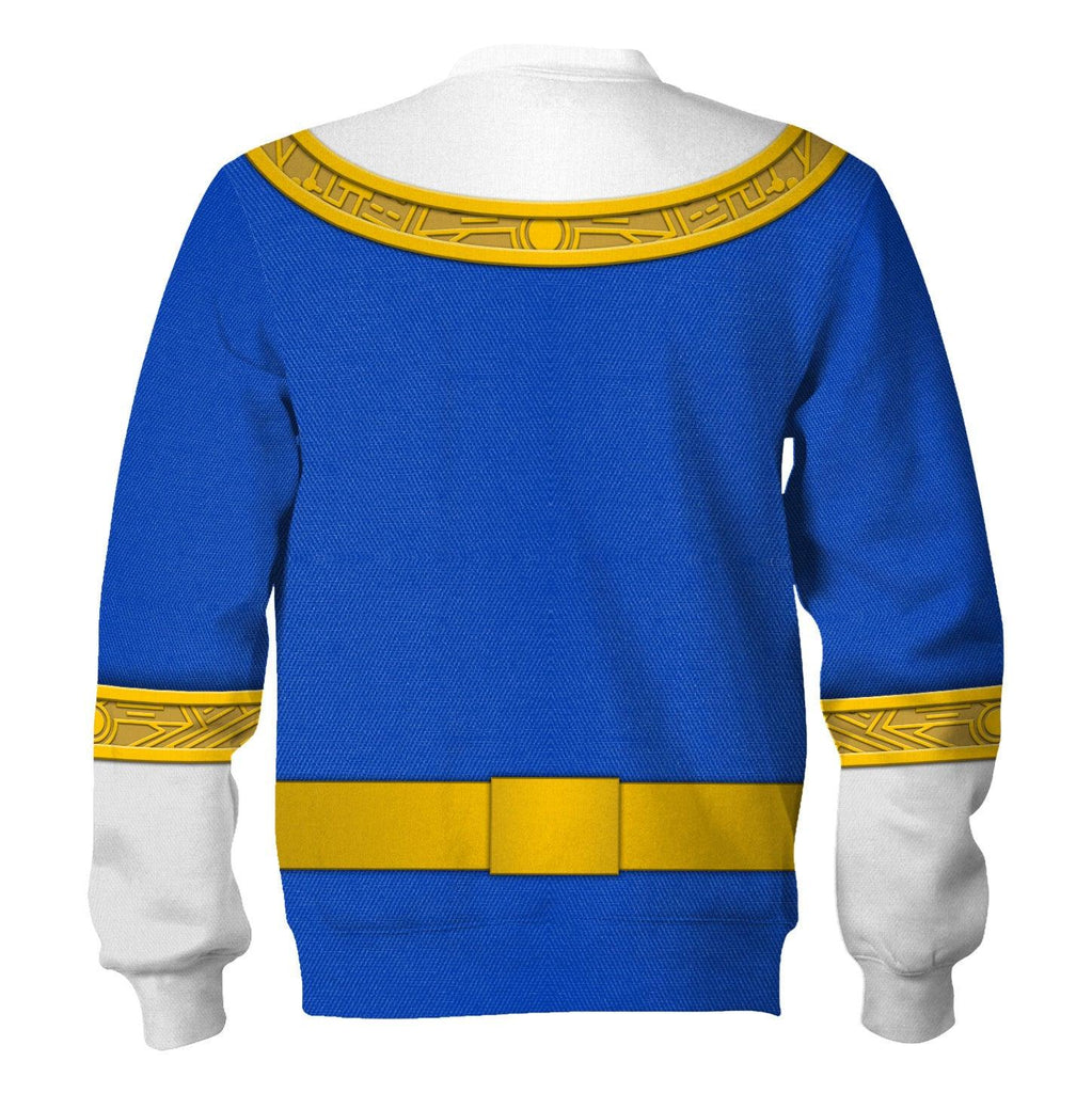 OodieGang Blue Power Rangers Zeo Hoodies Sweatshirt T-shirt Hawaiian Tracksuit - OodieGang.com