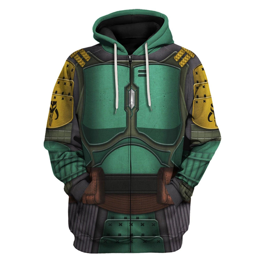 OodieGang Boba Fet Samurai Costume Hoodie Sweatshirt T-Shirt Sweatpants - OodieGang.com