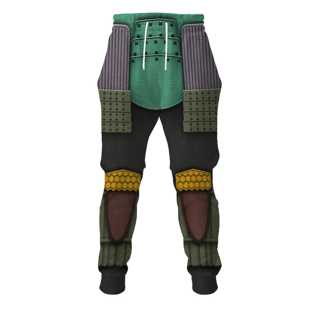 OodieGang Boba Fet Samurai Costume Hoodie Sweatshirt T-Shirt Sweatpants - OodieGang.com