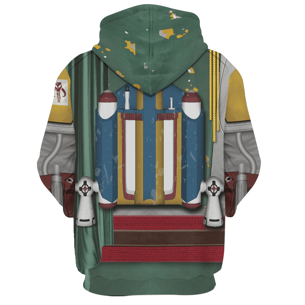 OodieGang Boba Fett Costume Hoodie Sweatshirt T-Shirt Sweatpants - OodieGang.com