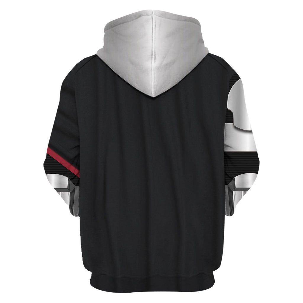 OodieGang Captain Phasma's Armor Costume Hoodie Sweatshirt T-Shirt Sweatpants - OodieGang.com