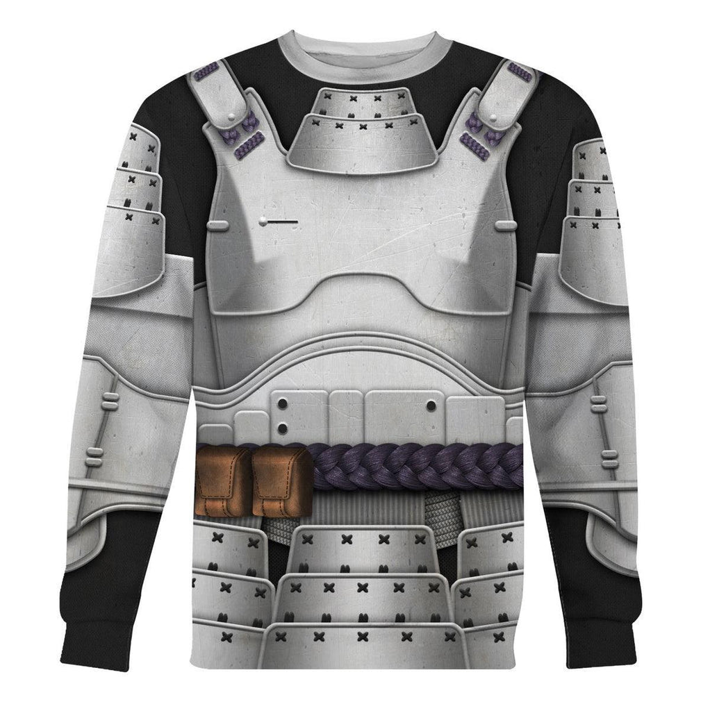 OodieGang Captain Phasma Samurai Costume Hoodie Sweatshirt T-Shirt Sweatpants - OodieGang.com