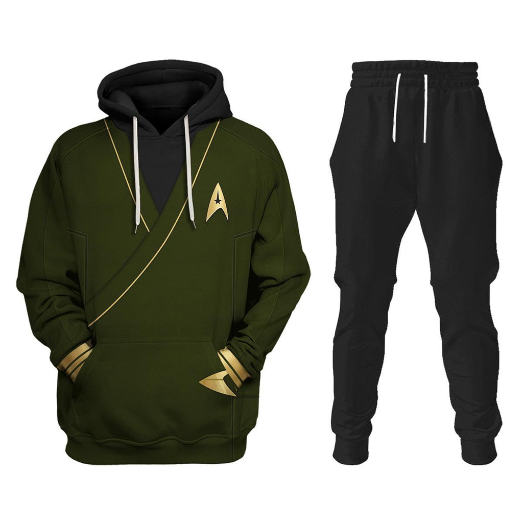 CustomsPig Captain Pike Costume Fleece Hoodie Sweatshirt T-Shirt Sweatpants - CustomsPig.com